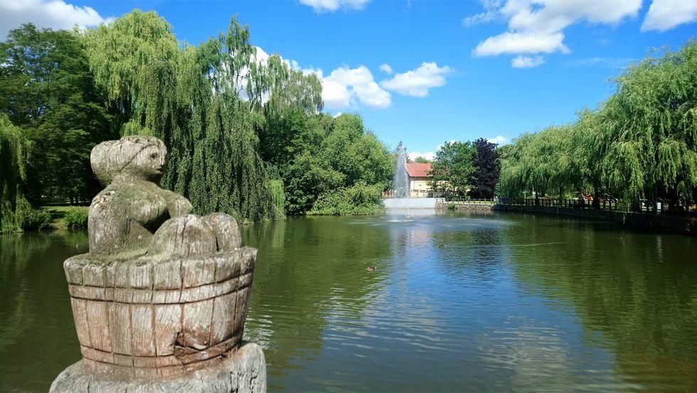 Waschzuber am Mühlenteich