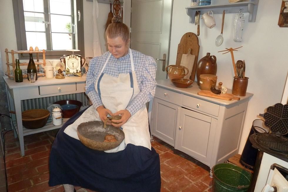 historische Küche im Stadtmuseum Teterow