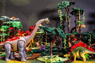 Die Evolution der Tiere mit PLAYMOBIL im Zoo Rostock