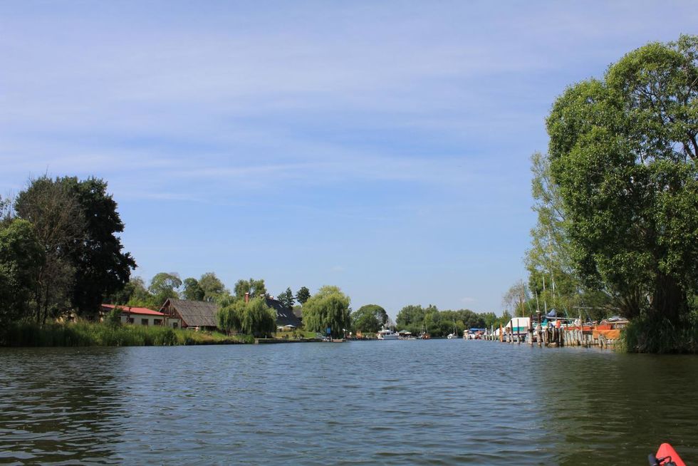 Blick vom Kummerower See in die Peene 