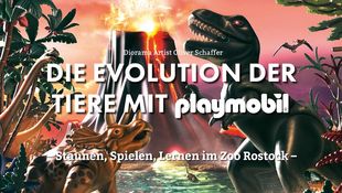 Die Evolution der Tiere mit PLAYMOBIL im Zoo Rostock