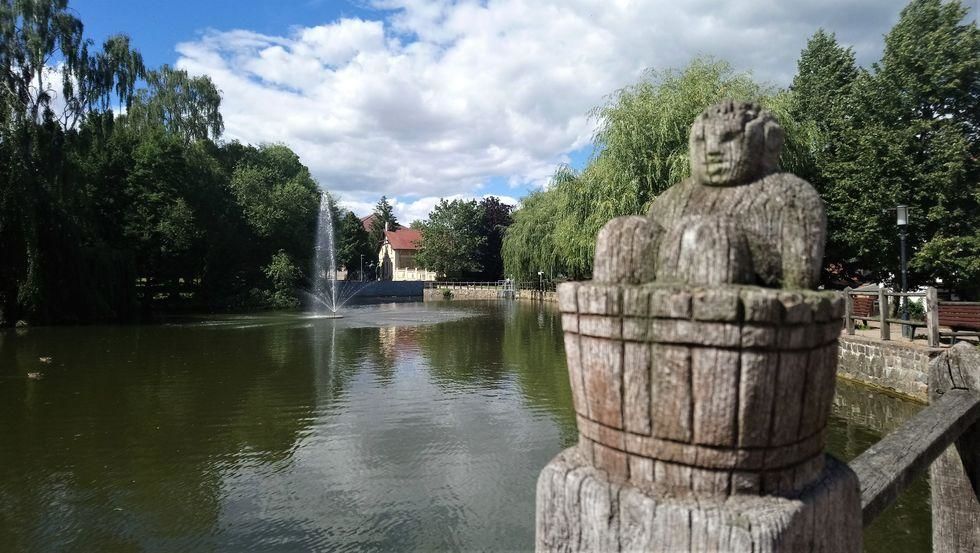 Waschzuber am Mühlenteich