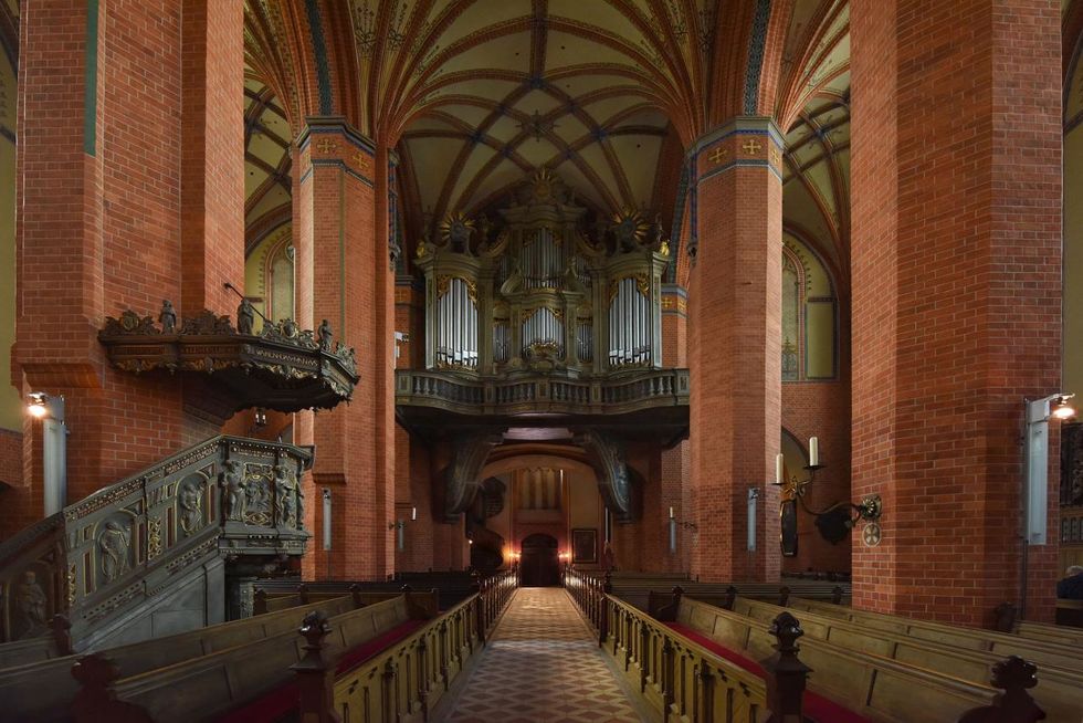 Innenansicht der Pfarrkirche St. Marien